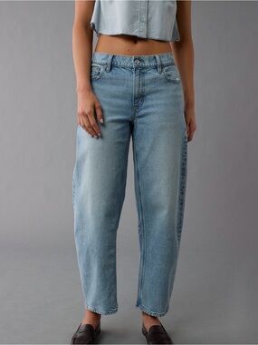 American Eagle Stretch Barrel Jeans